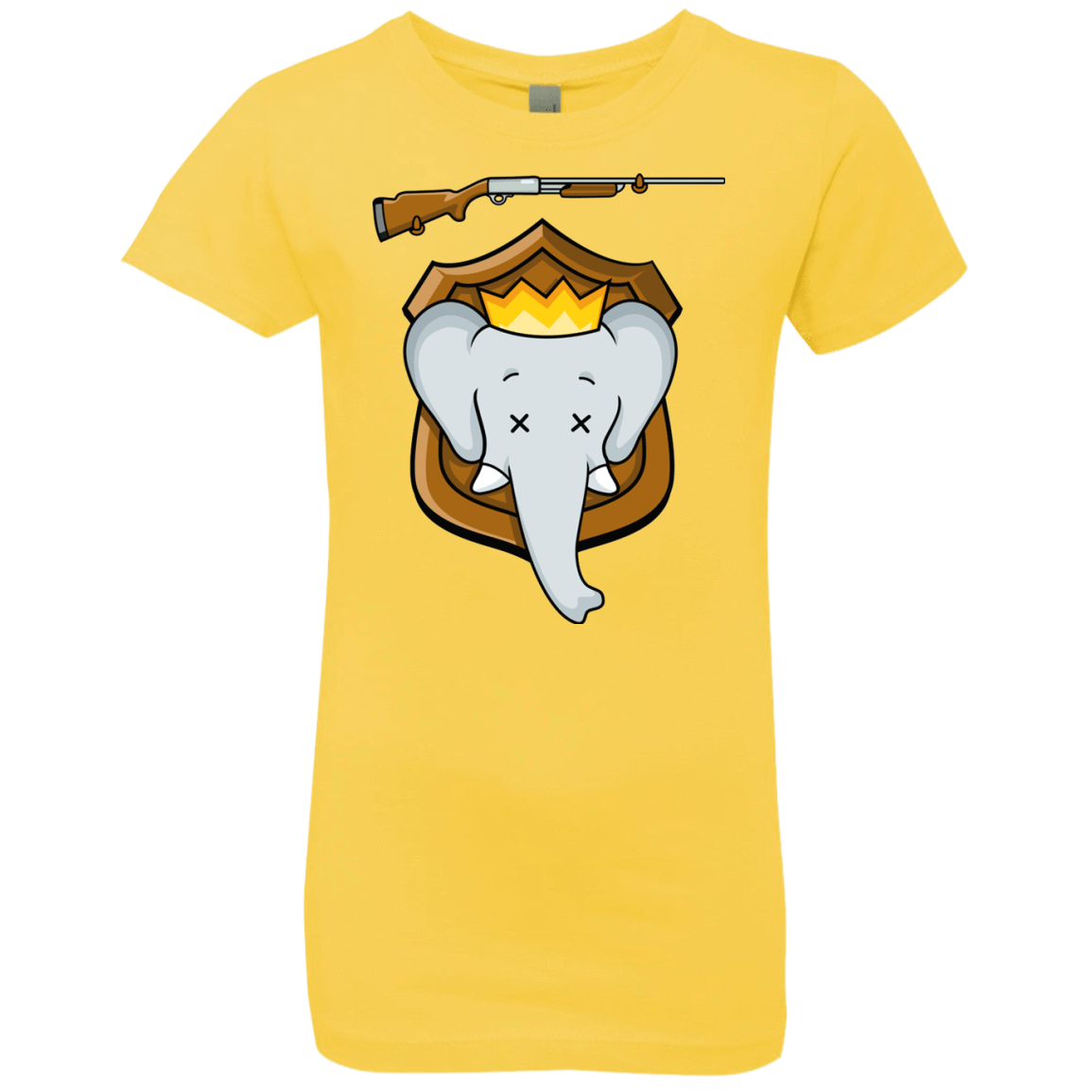 T-Shirts Vibrant Yellow / YXS Trophy Babar Girls Premium T-Shirt