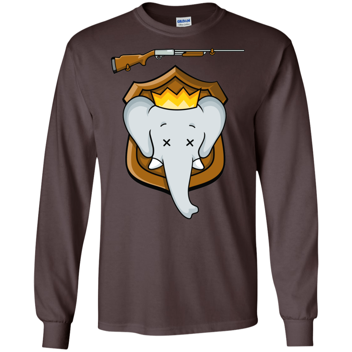 T-Shirts Dark Chocolate / S Trophy Babar Long Sleeve T-Shirt