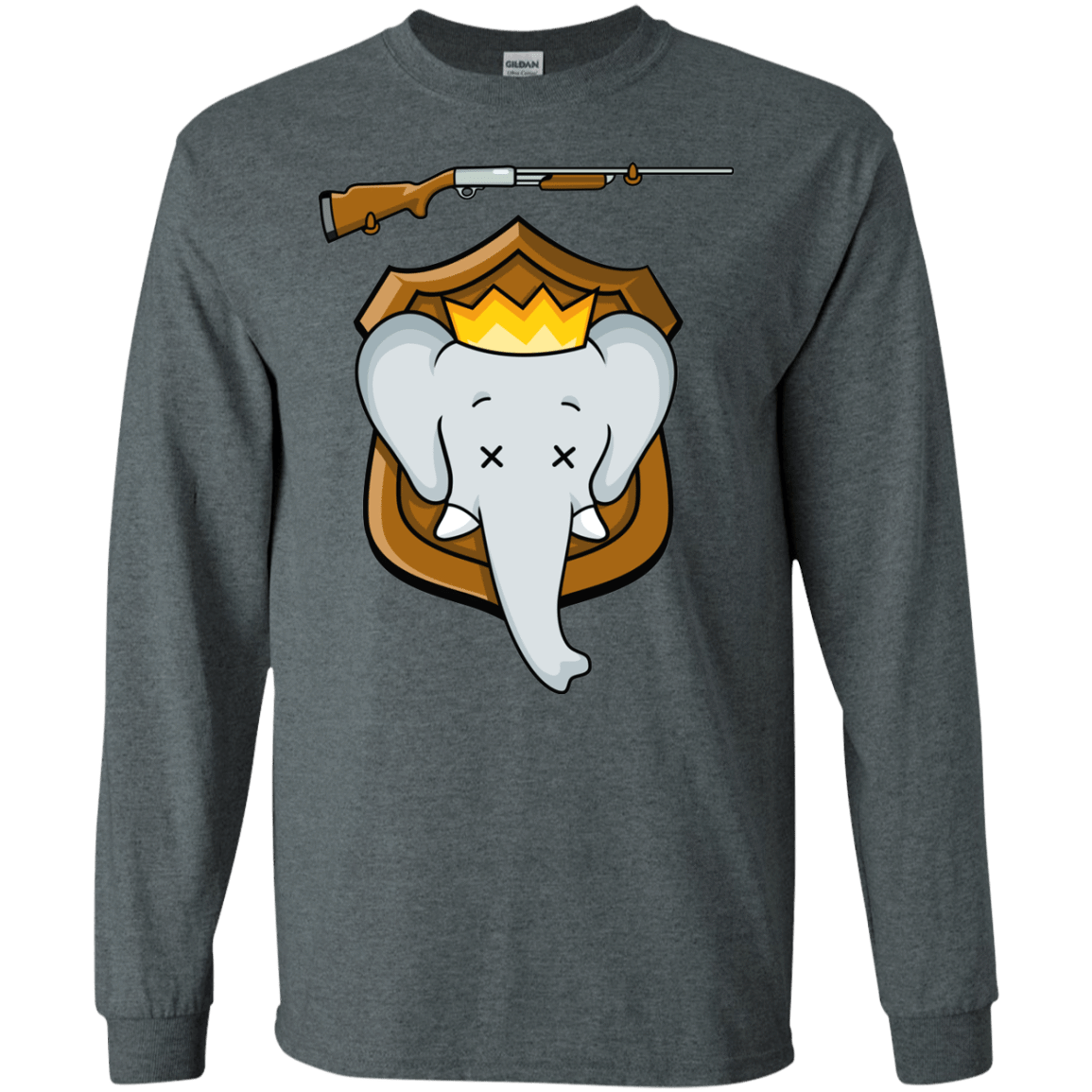 T-Shirts Dark Heather / S Trophy Babar Long Sleeve T-Shirt