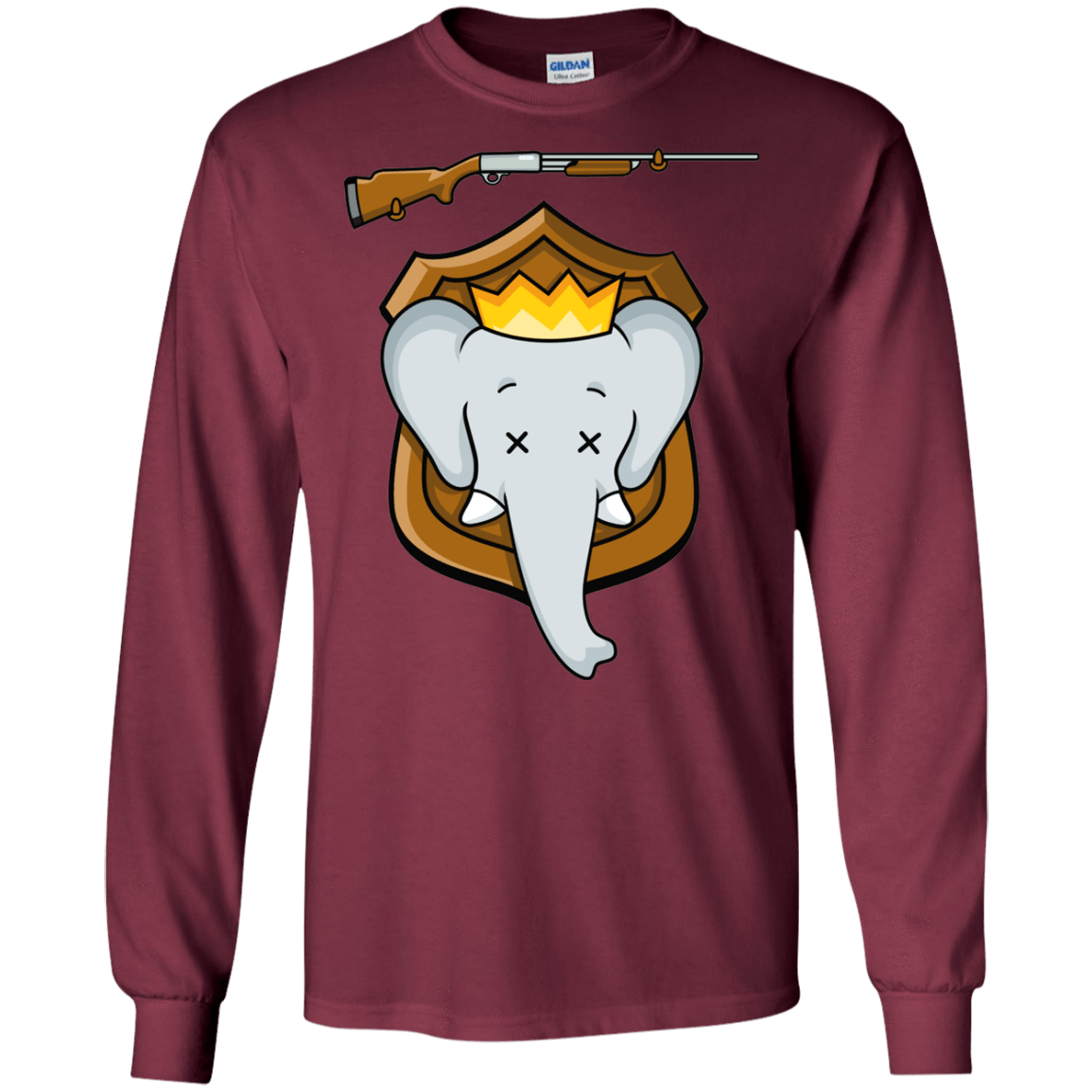 T-Shirts Maroon / S Trophy Babar Long Sleeve T-Shirt