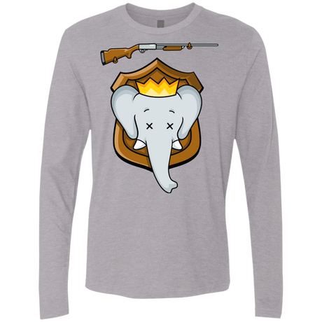 T-Shirts Heather Grey / S Trophy Babar Men's Premium Long Sleeve