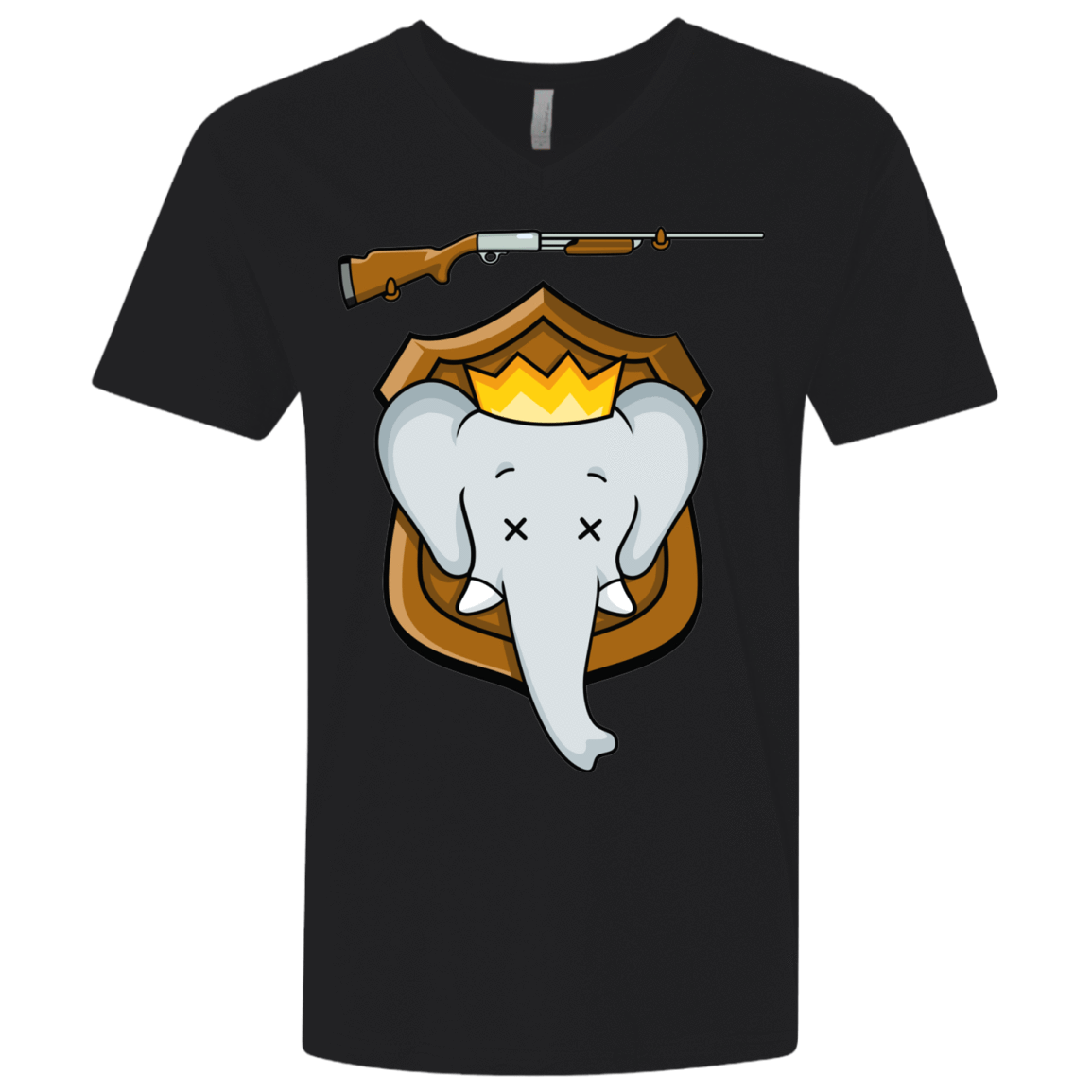 T-Shirts Black / X-Small Trophy Babar Men's Premium V-Neck