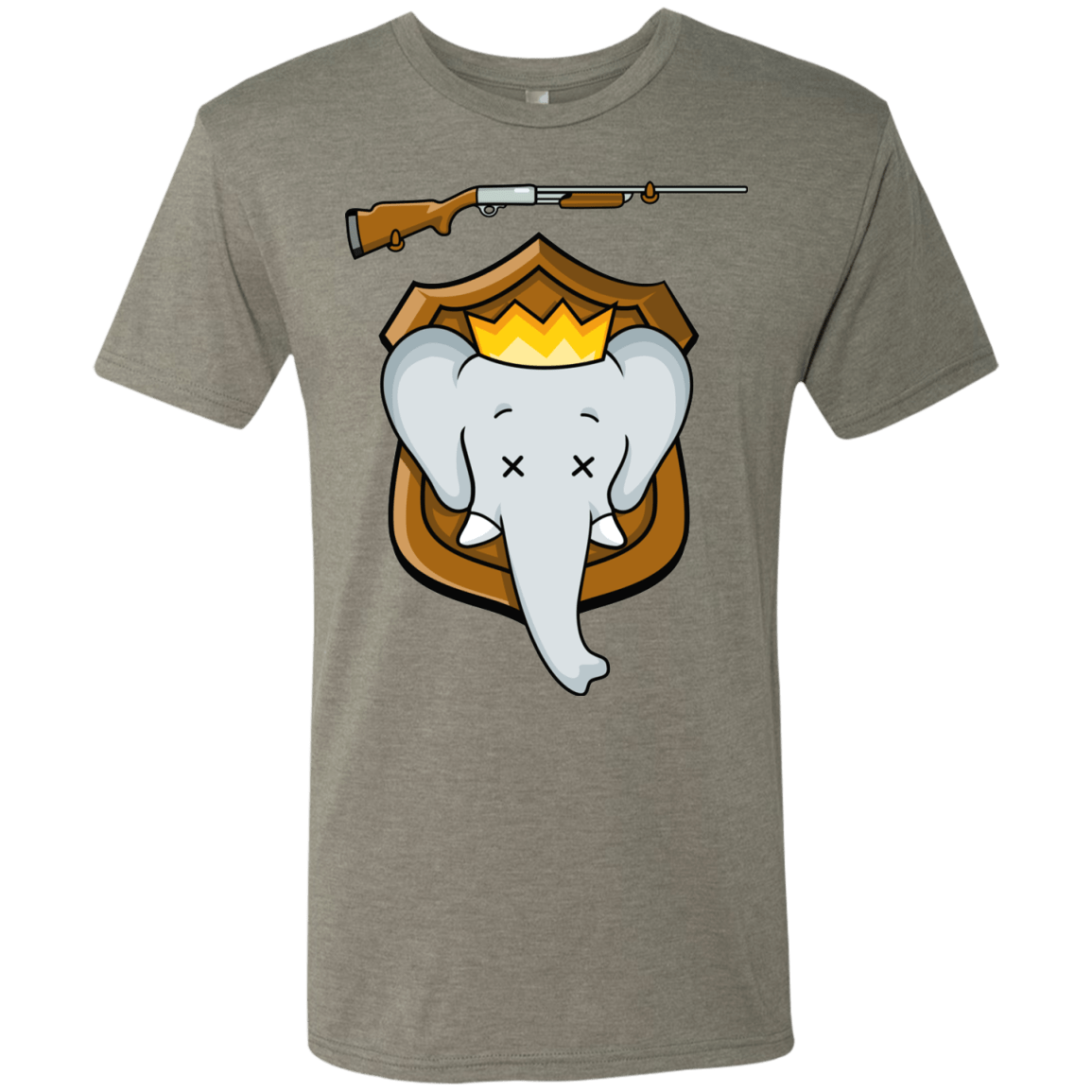 T-Shirts Venetian Grey / S Trophy Babar Men's Triblend T-Shirt