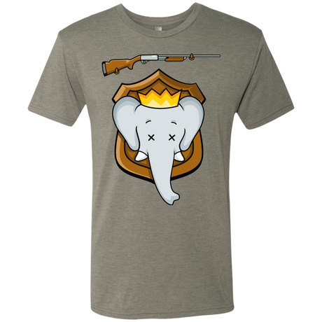 T-Shirts Venetian Grey / S Trophy Babar Men's Triblend T-Shirt