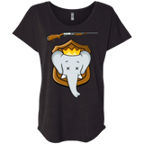 T-Shirts Vintage Black / X-Small Trophy Babar Triblend Dolman Sleeve