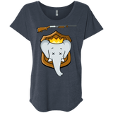 T-Shirts Vintage Navy / X-Small Trophy Babar Triblend Dolman Sleeve