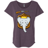 T-Shirts Vintage Purple / X-Small Trophy Babar Triblend Dolman Sleeve