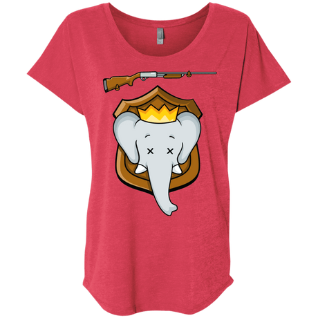 T-Shirts Vintage Red / X-Small Trophy Babar Triblend Dolman Sleeve