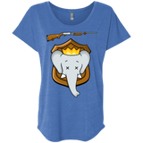 T-Shirts Vintage Royal / X-Small Trophy Babar Triblend Dolman Sleeve