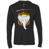 T-Shirts Vintage Black / X-Small Trophy Babar Triblend Long Sleeve Hoodie Tee