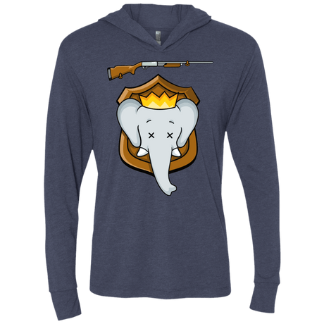 T-Shirts Vintage Navy / X-Small Trophy Babar Triblend Long Sleeve Hoodie Tee