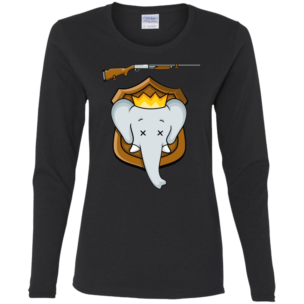 T-Shirts Black / S Trophy Babar Women's Long Sleeve T-Shirt