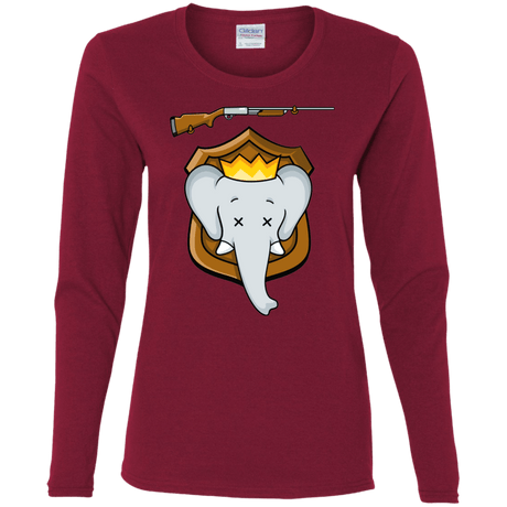 T-Shirts Cardinal / S Trophy Babar Women's Long Sleeve T-Shirt