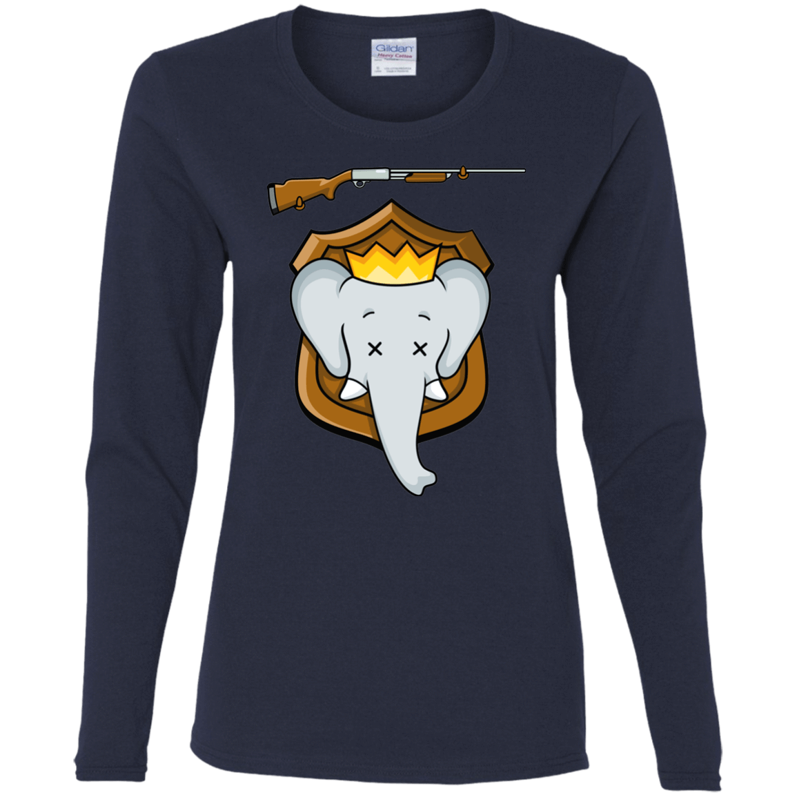 T-Shirts Navy / S Trophy Babar Women's Long Sleeve T-Shirt