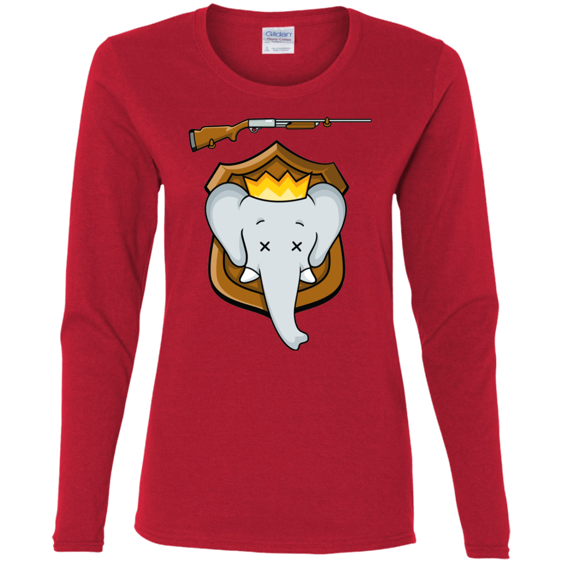 T-Shirts Red / S Trophy Babar Women's Long Sleeve T-Shirt