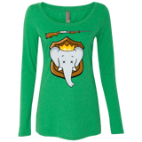 T-Shirts Envy / S Trophy Babar Women's Triblend Long Sleeve Shirt