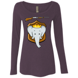 T-Shirts Vintage Purple / S Trophy Babar Women's Triblend Long Sleeve Shirt