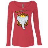 T-Shirts Vintage Red / S Trophy Babar Women's Triblend Long Sleeve Shirt