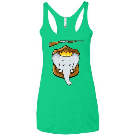 T-Shirts Envy / X-Small Trophy Babar Women's Triblend Racerback Tank