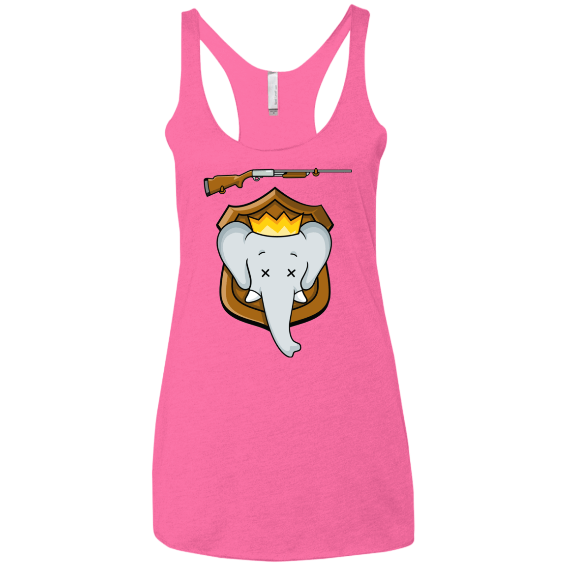 T-Shirts Vintage Pink / X-Small Trophy Babar Women's Triblend Racerback Tank