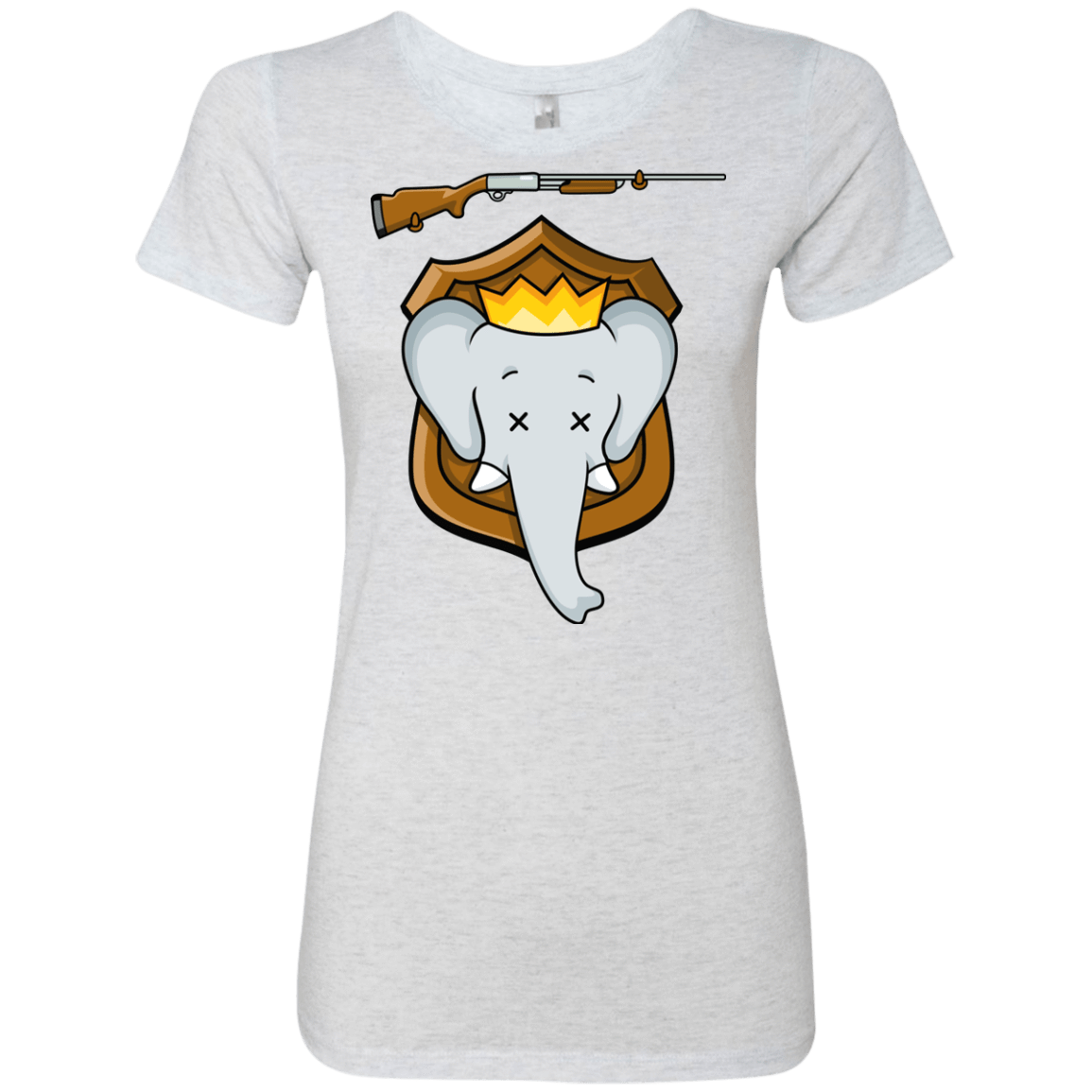 T-Shirts Heather White / S Trophy Babar Women's Triblend T-Shirt