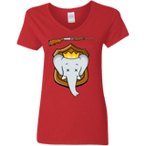 T-Shirts Red / S Trophy Babar Women's V-Neck T-Shirt