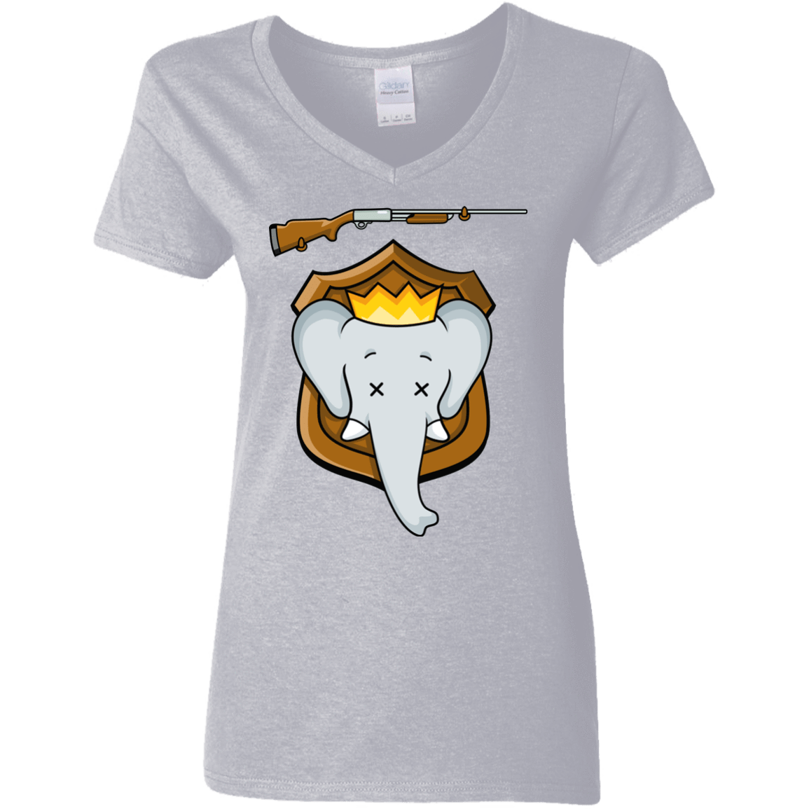 T-Shirts Sport Grey / S Trophy Babar Women's V-Neck T-Shirt