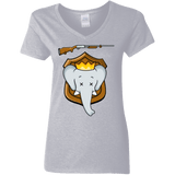 T-Shirts Sport Grey / S Trophy Babar Women's V-Neck T-Shirt