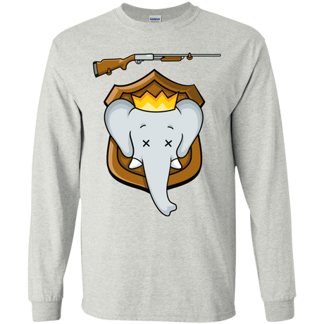 T-Shirts Ash / YS Trophy Babar Youth Long Sleeve T-Shirt