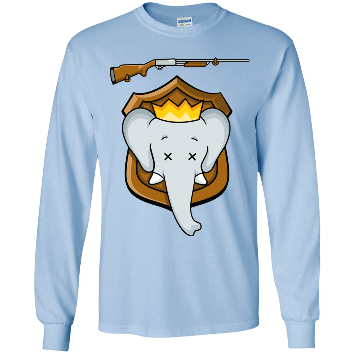 T-Shirts Light Blue / YS Trophy Babar Youth Long Sleeve T-Shirt