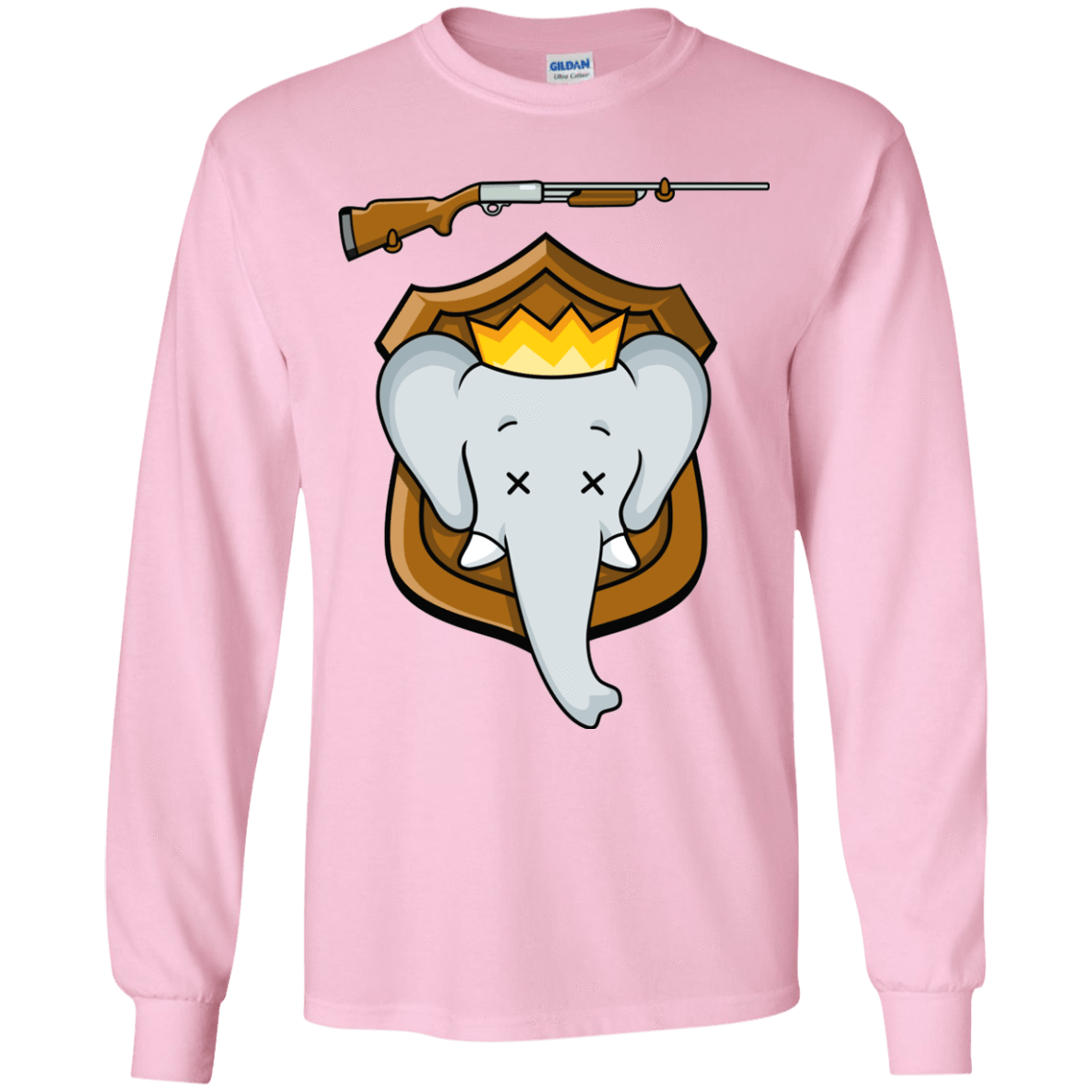 T-Shirts Light Pink / YS Trophy Babar Youth Long Sleeve T-Shirt