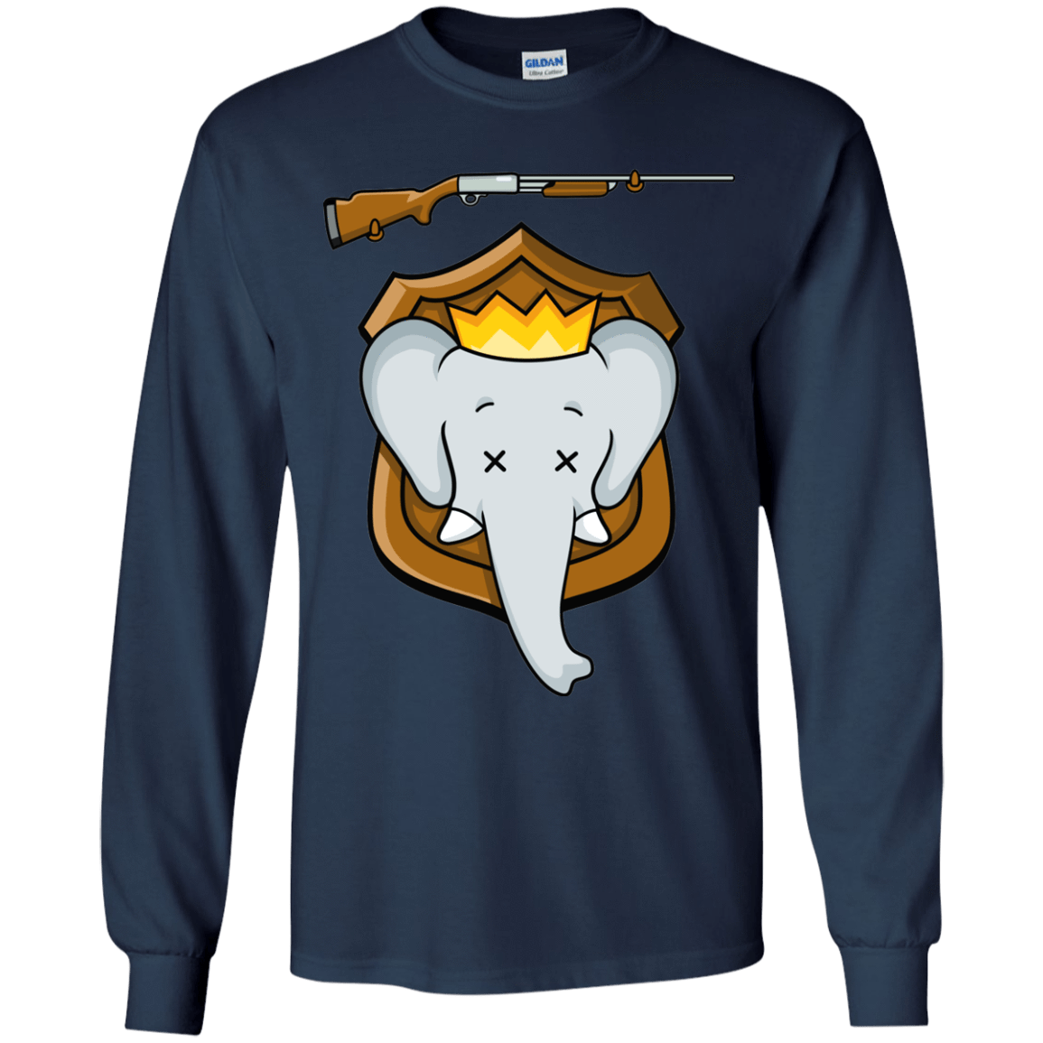 T-Shirts Navy / YS Trophy Babar Youth Long Sleeve T-Shirt