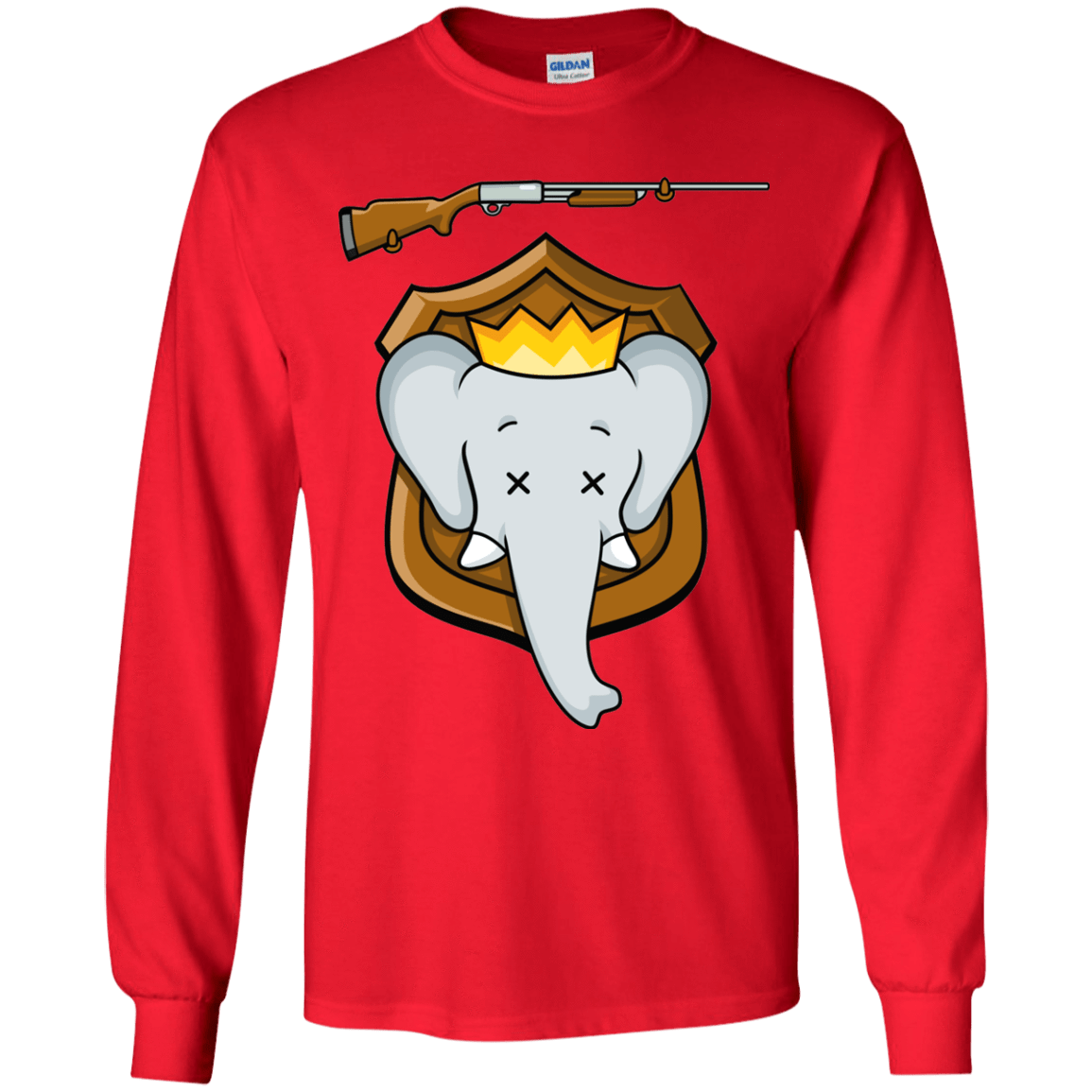 T-Shirts Red / YS Trophy Babar Youth Long Sleeve T-Shirt