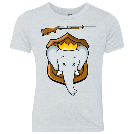 T-Shirts Heather White / YXS Trophy Babar Youth Triblend T-Shirt