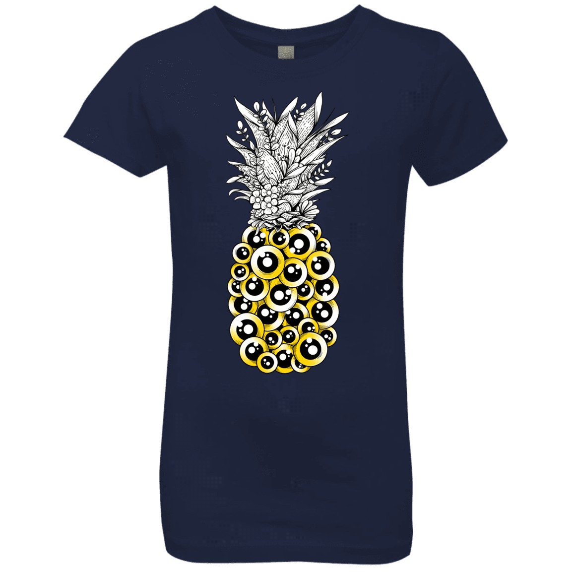 T-Shirts Midnight Navy / YXS Tropical Illusion Girls Premium T-Shirt