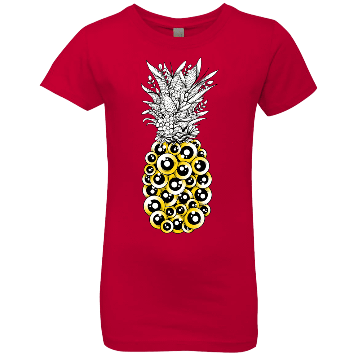 T-Shirts Red / YXS Tropical Illusion Girls Premium T-Shirt