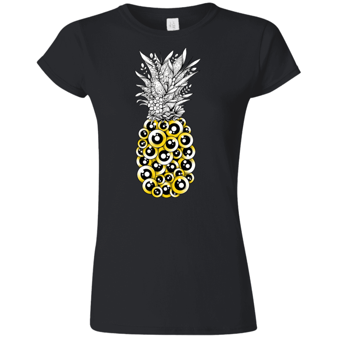 T-Shirts Black / S Tropical Illusion Junior Slimmer-Fit T-Shirt