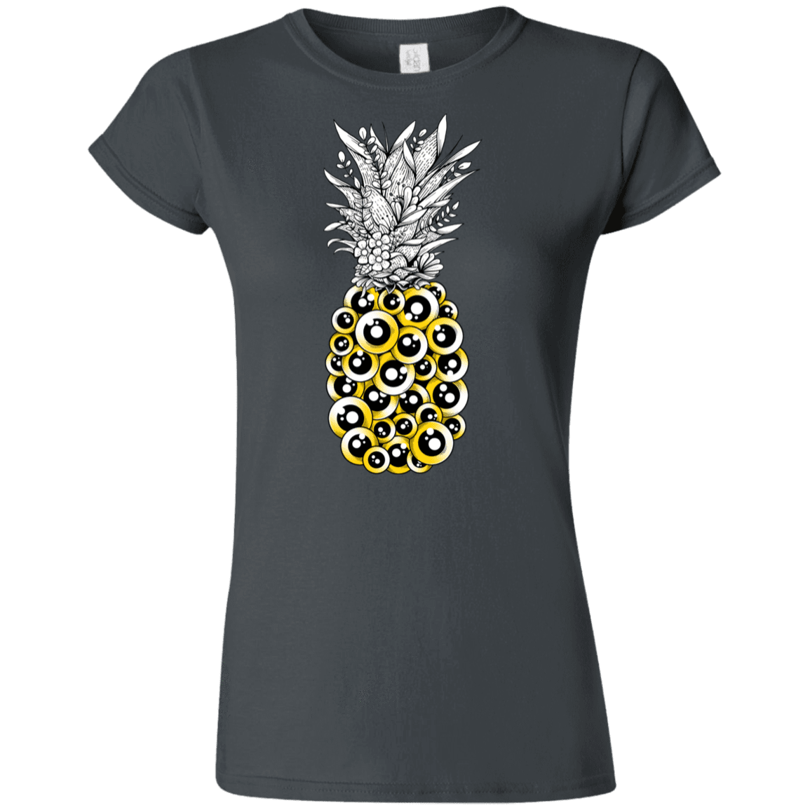 T-Shirts Charcoal / S Tropical Illusion Junior Slimmer-Fit T-Shirt