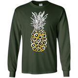 T-Shirts Forest Green / S Tropical Illusion Men's Long Sleeve T-Shirt