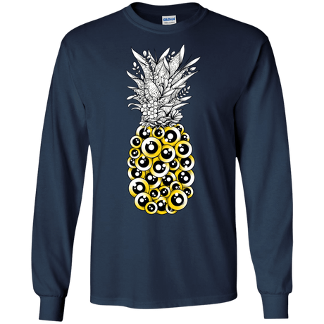 T-Shirts Navy / S Tropical Illusion Men's Long Sleeve T-Shirt