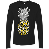 T-Shirts Black / S Tropical Illusion Men's Premium Long Sleeve