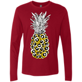 T-Shirts Cardinal / S Tropical Illusion Men's Premium Long Sleeve