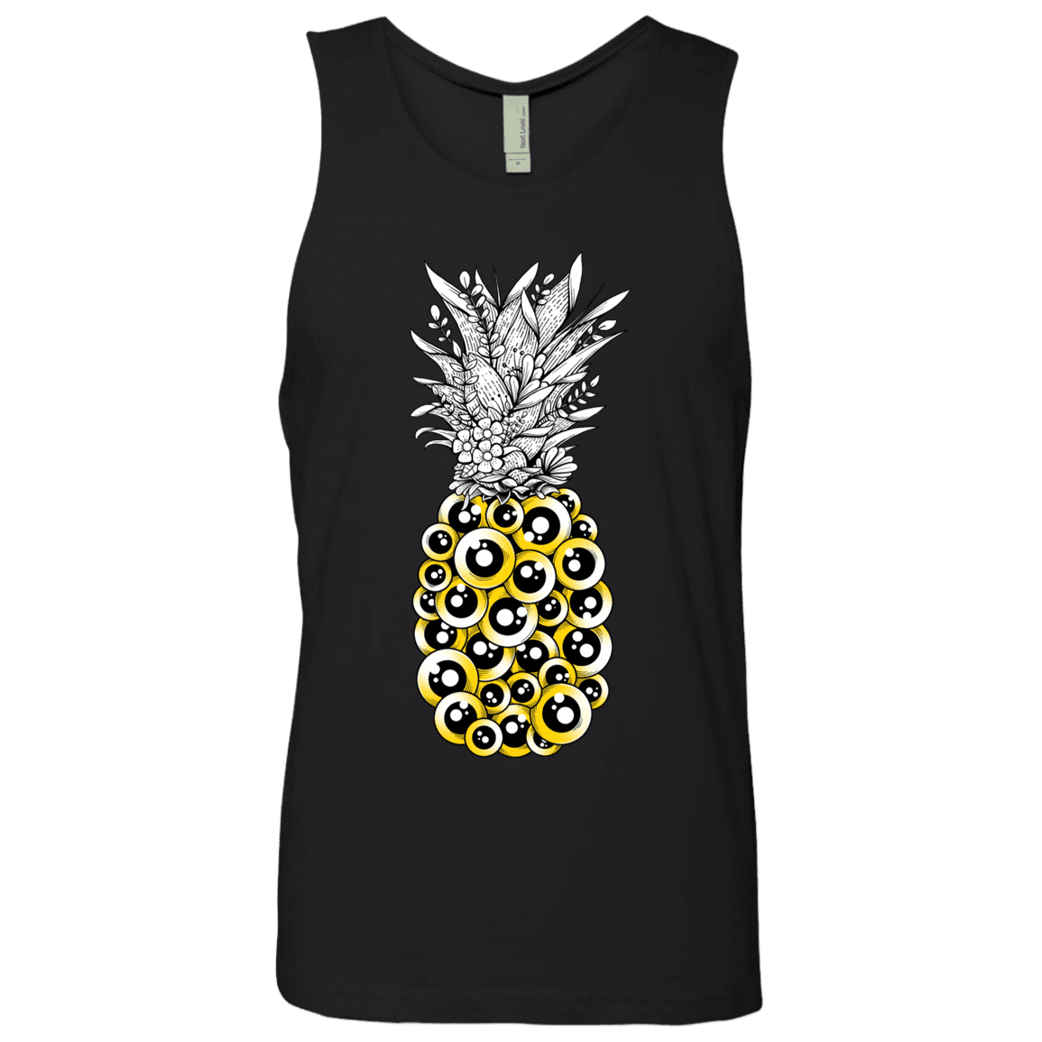 T-Shirts Black / S Tropical Illusion Men's Premium Tank Top