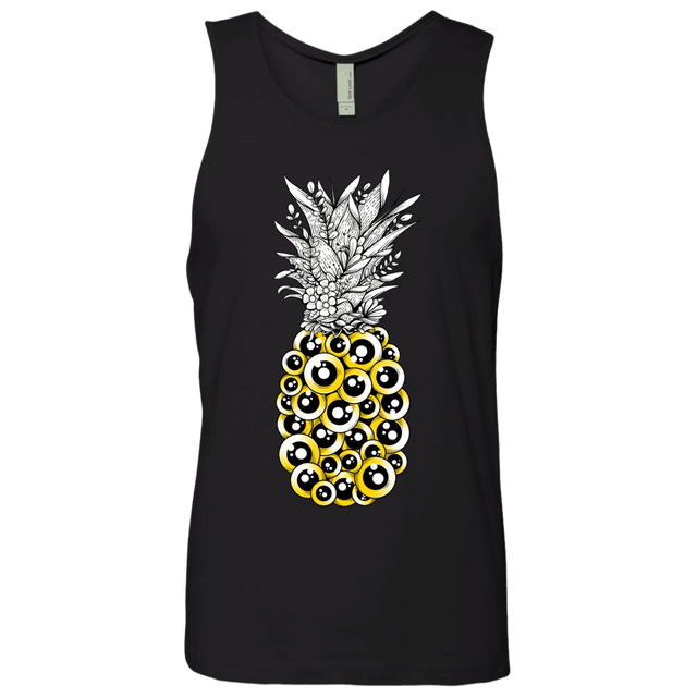 T-Shirts Black / S Tropical Illusion Men's Premium Tank Top