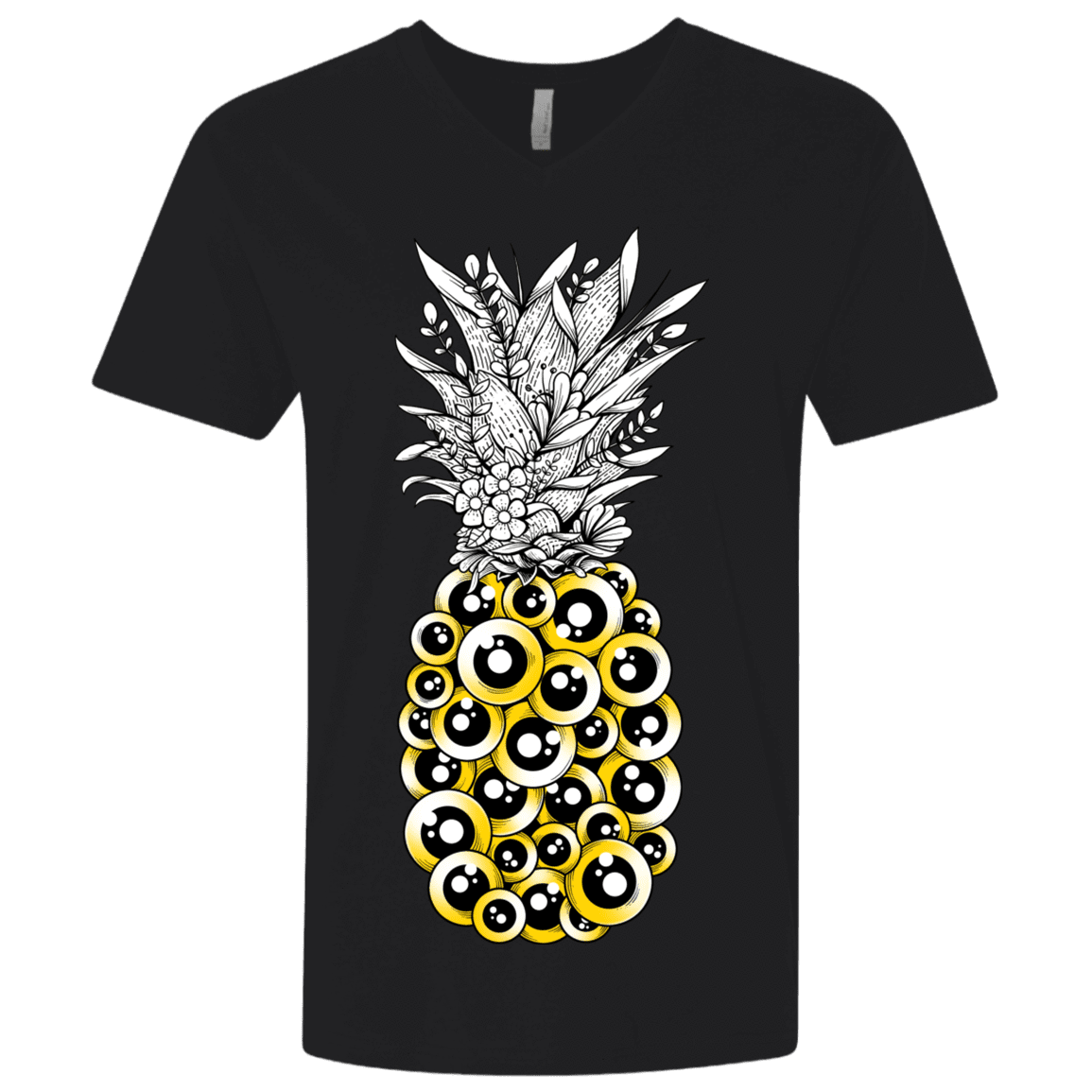 T-Shirts Black / X-Small Tropical Illusion Men's Premium V-Neck