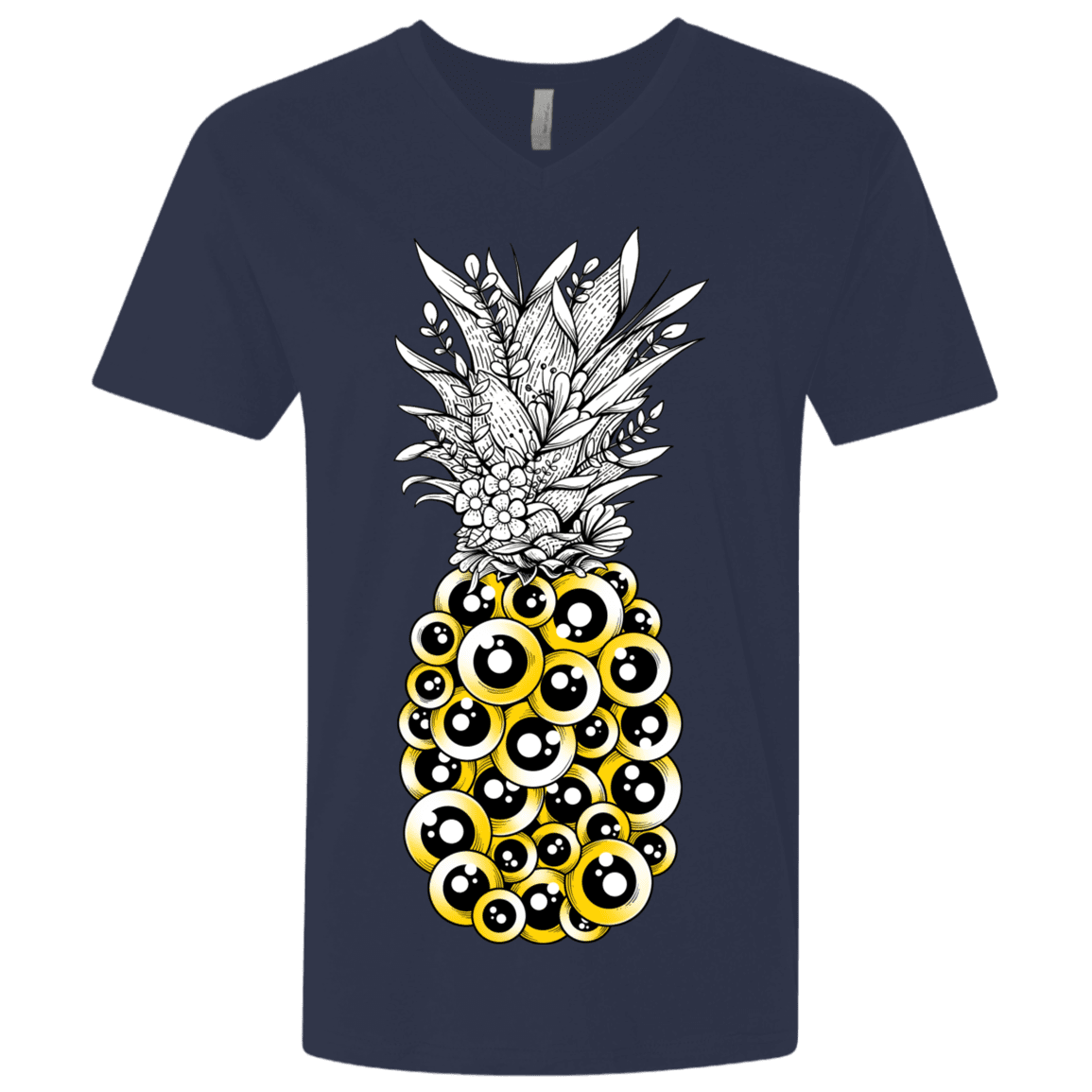 T-Shirts Midnight Navy / X-Small Tropical Illusion Men's Premium V-Neck