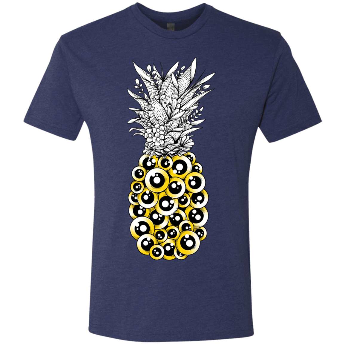 T-Shirts Vintage Navy / S Tropical Illusion Men's Triblend T-Shirt