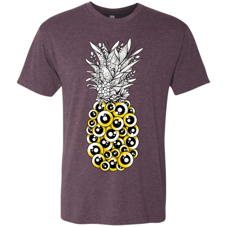 T-Shirts Vintage Purple / S Tropical Illusion Men's Triblend T-Shirt