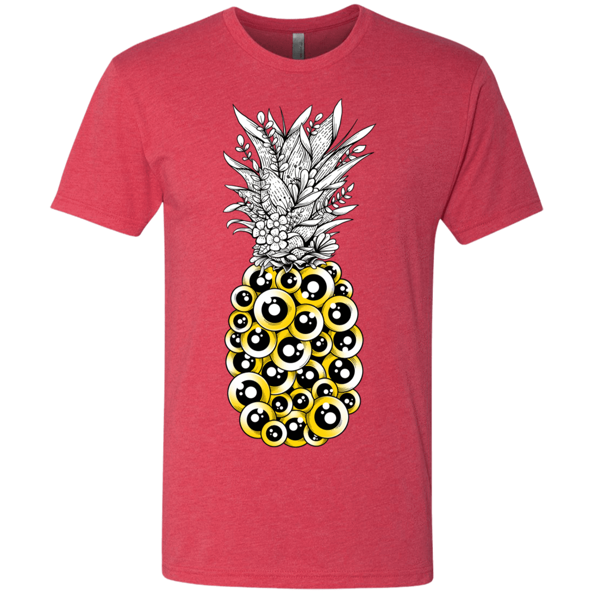 T-Shirts Vintage Red / S Tropical Illusion Men's Triblend T-Shirt