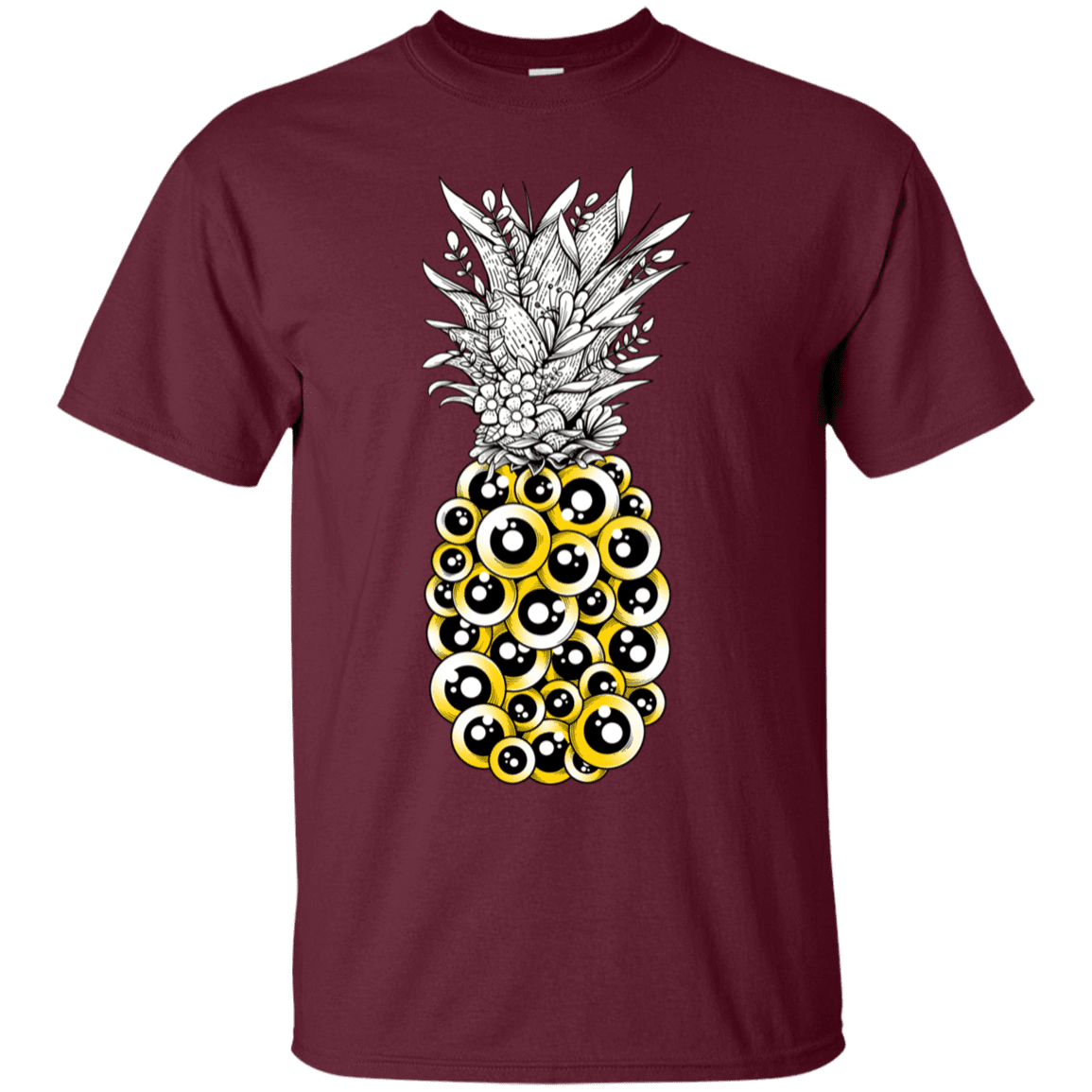 T-Shirts Maroon / S Tropical Illusion T-Shirt